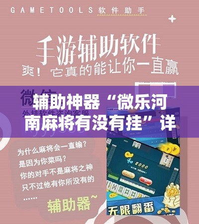 辅助神器“微乐河南麻将有没有挂”详细分享装挂步骤