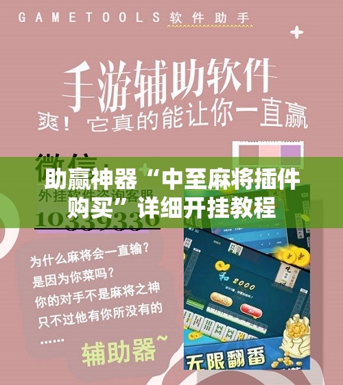 助赢神器“中至麻将插件购买”详细开挂教程