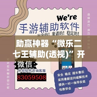 助赢神器“微乐二七王辅助(透视)”开挂辅助脚本+详细开挂安装教程