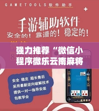 强力推荐“微信小程序微乐云南麻将外卦辅助软件下载	”(免费)开挂辅助教学(最新辅助开挂教程)