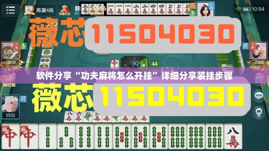 软件分享“功夫麻将怎么开挂”详细分享装挂步骤